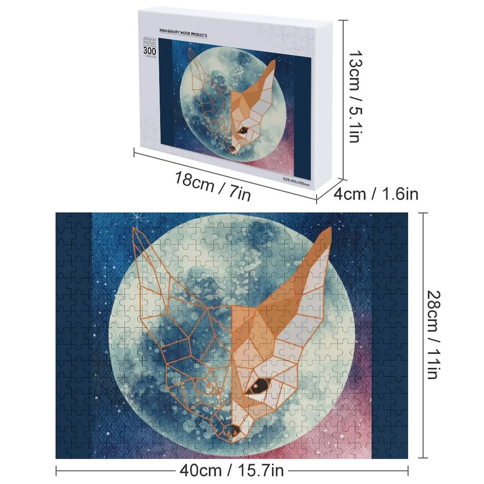 페넥 폭스 직소 퍼즐 게임 어린이 맞춤 선물 아이디어 맞춤 퍼즐