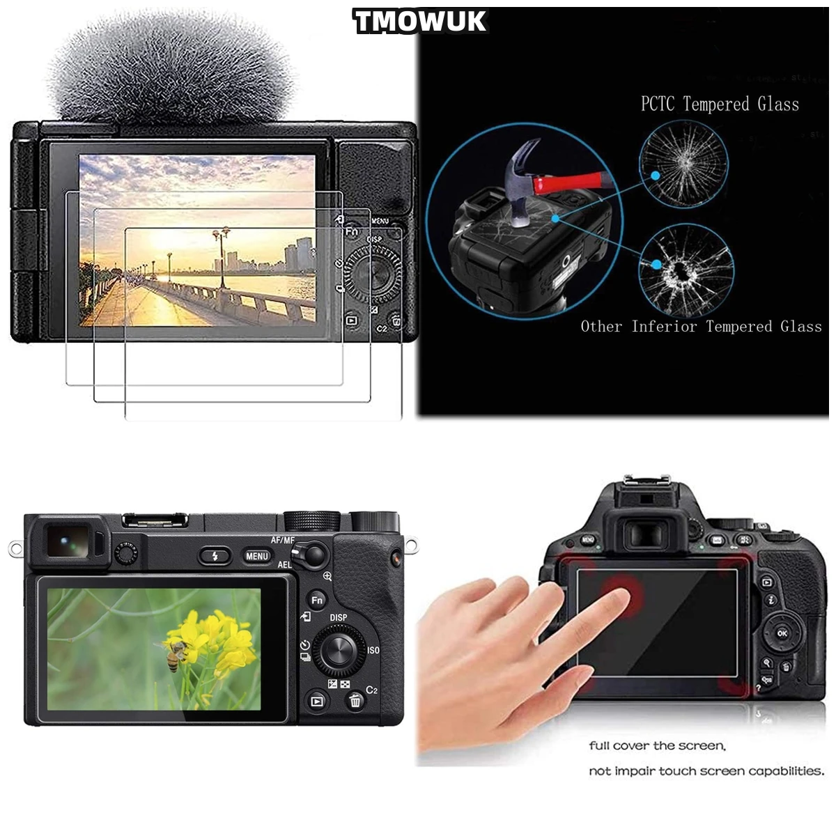

Tempered Glass Screen Protector For A7SII RX10 II III IV V FX3 RX100 III IV VI VA