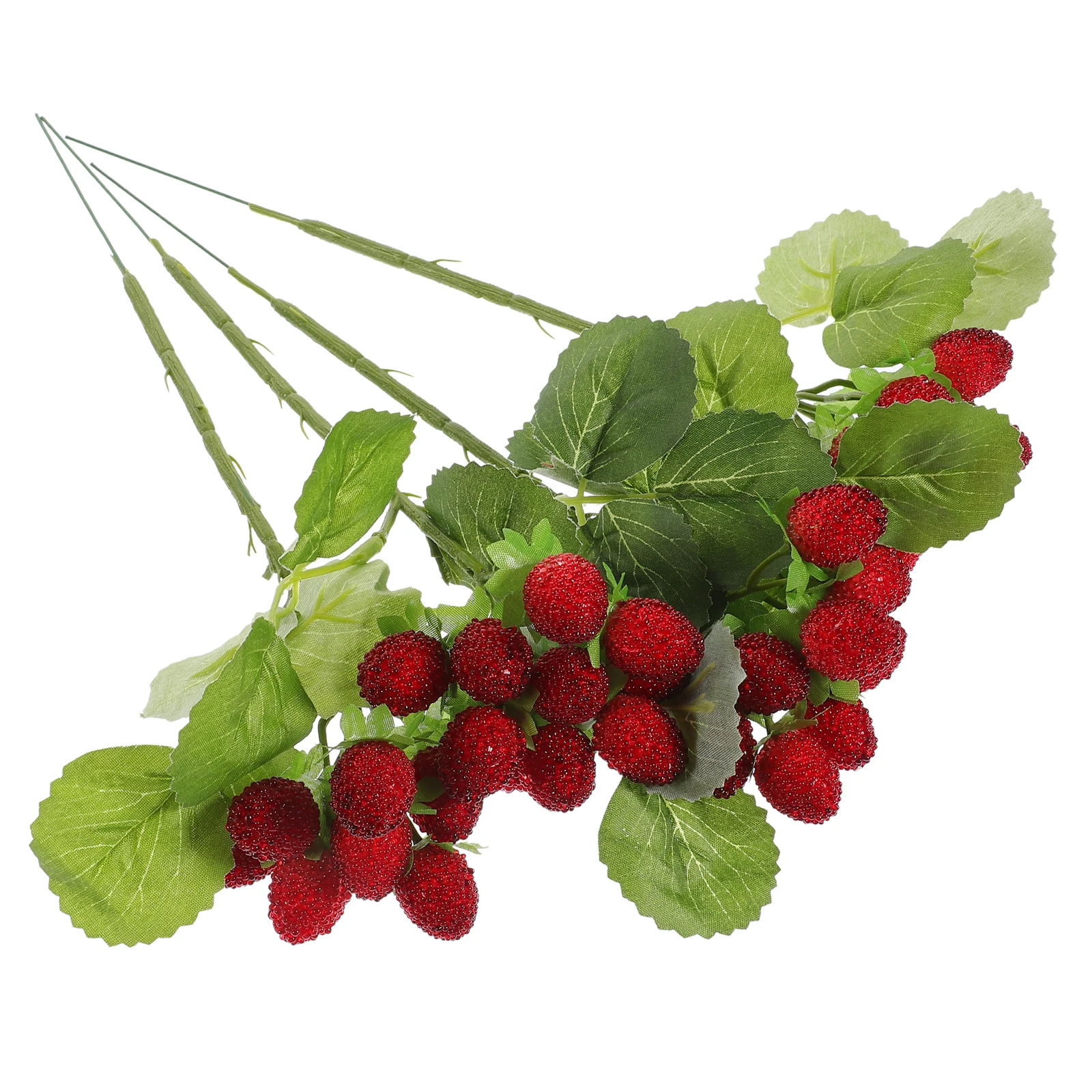 

4Pcs Simulation Fruit Model Red Plastic Lifelike Decoration Home Kitchen Fake Fruits Props Photography