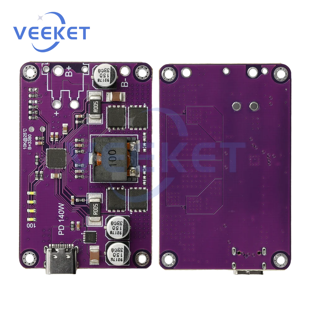 고출력 고속 충전 모듈 PD3.1 140W 3S 4S 5S 6S 리튬 배터리용 타입-C 인터페이스 효율적인 충전 및 방전