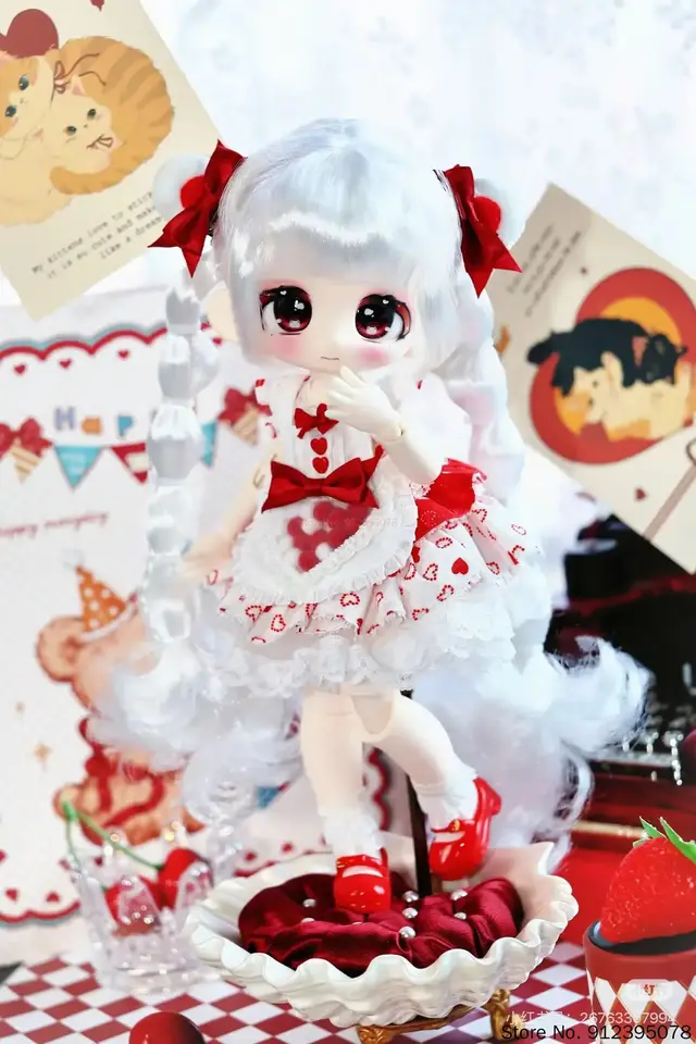 Sweet Velvet 1 6 Bjd Doll Removable Wig Movable Joint Kawaii Blind
