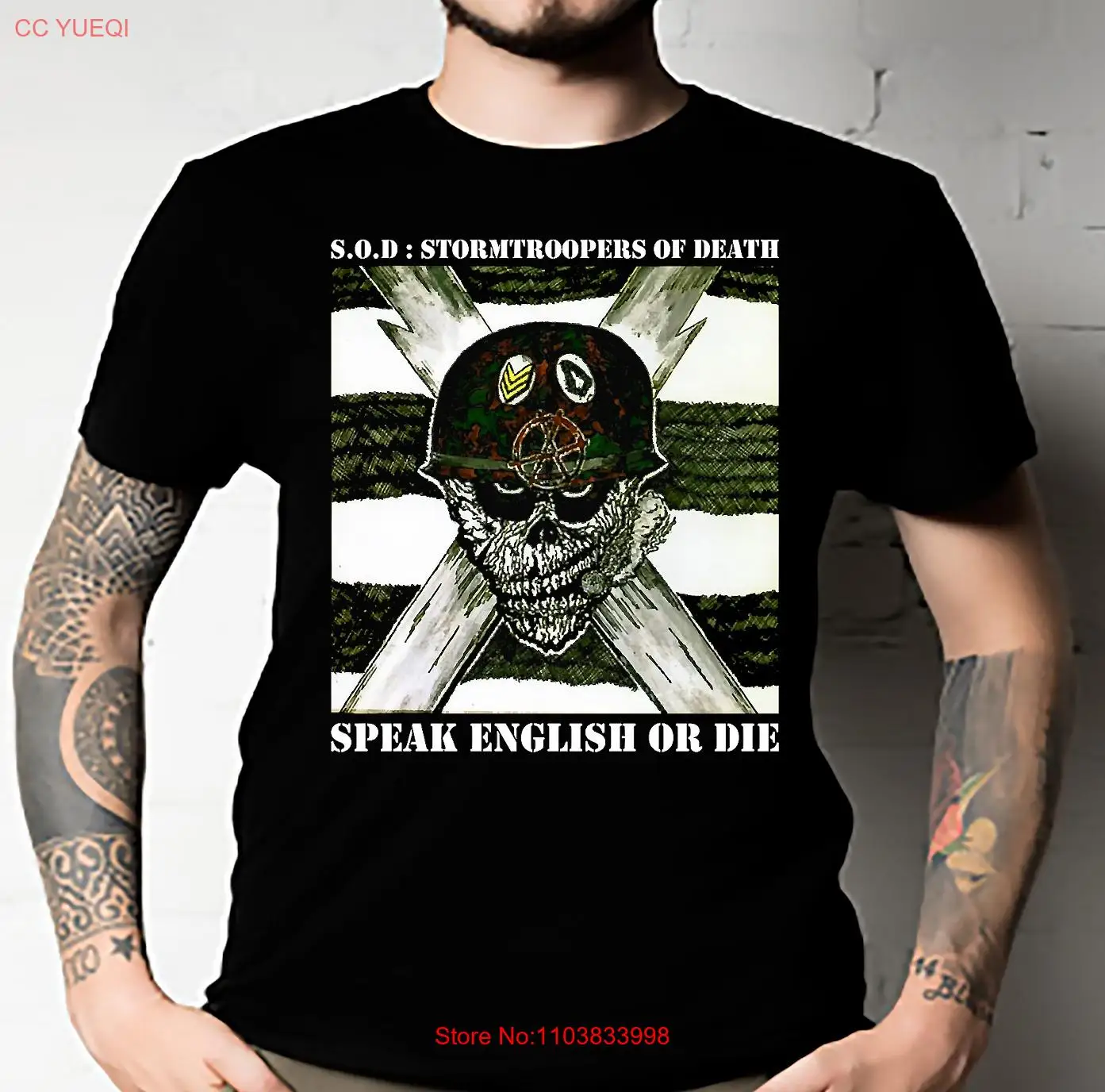 S.O.D stormtroopers of death Classic speak english or die T-Shirt Unisex