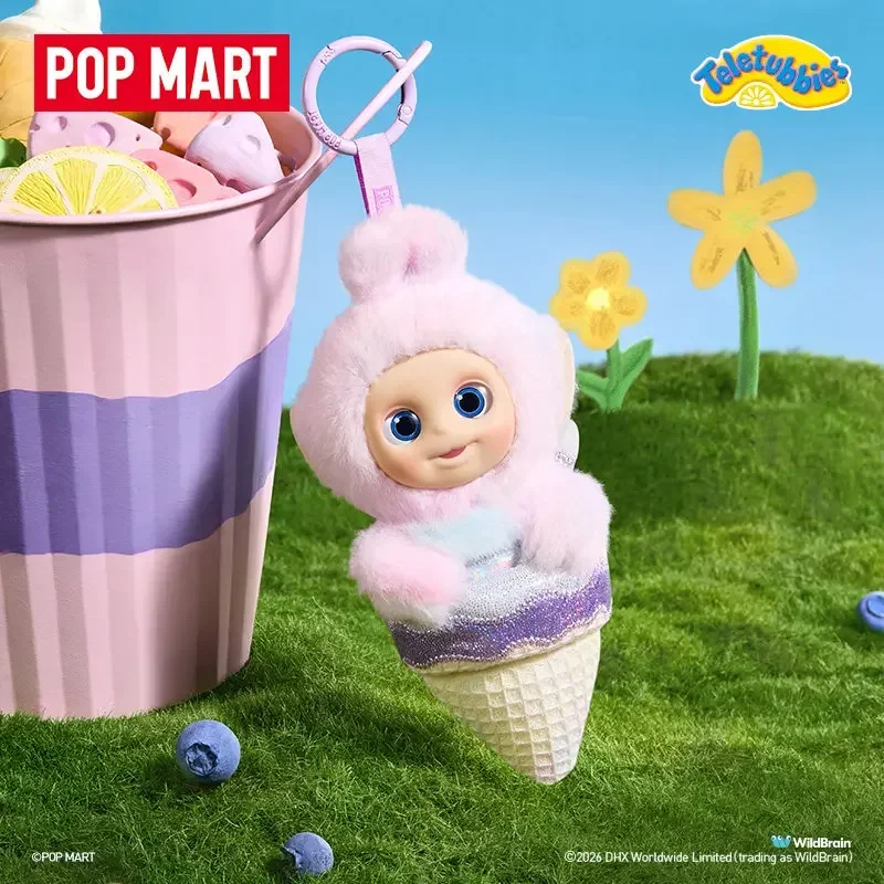 POP MART POPMART Teletubbies Afternoon Tea Diary Series Ciondolo in vinile e peluche Action Figure Blind Box Giocattolo da collezione serie a sorpresa