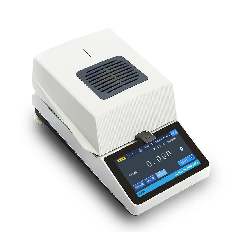 High Accuracy 110g*10mg Touch Screen Moisture Moisture Content for Laboratory Equipment