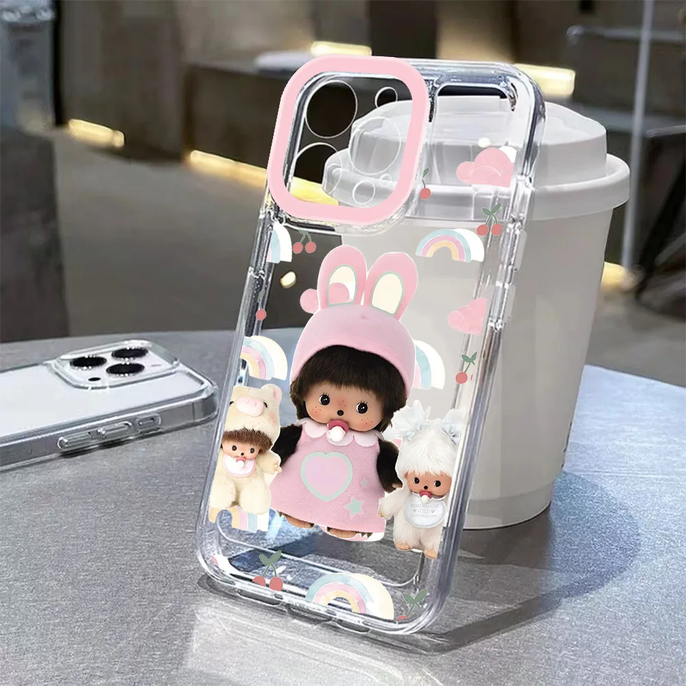 Schöne Monchhichis Handyhülle für Samsung Galaxy S26 S25 S24 S23 S22 S21 S20 FE Note20 Note10 Edge Plus Ultra Lite 5G Cover – Detail 3
