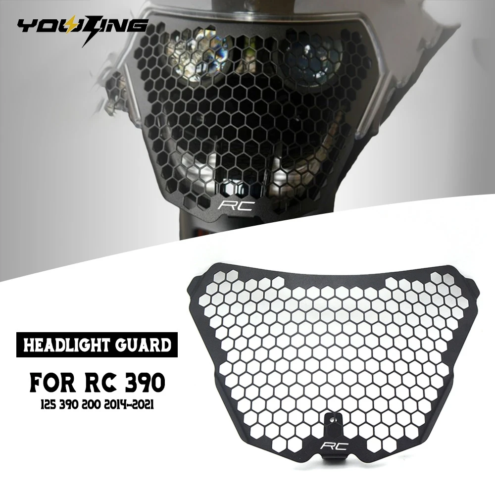 

Аксессуары для мотоциклов RC 390 125 390 200 2014 2015 2016 2017-2021: Защитная сетка для фары, решетка-гриль для защиты фары мотоцикла