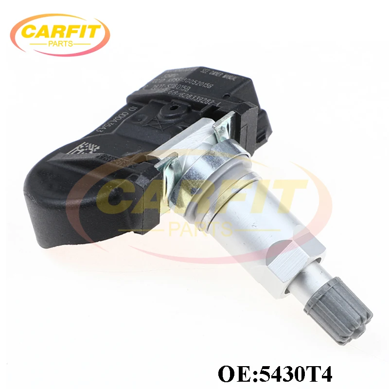 

OEM 5430T4 9673198580 5430.T4 TPMS Tire Pressure Sensor 433MHZ For Citroen C4 C5 C6 C8 Peugeot 207 307 407 508 607 807 Car Parts