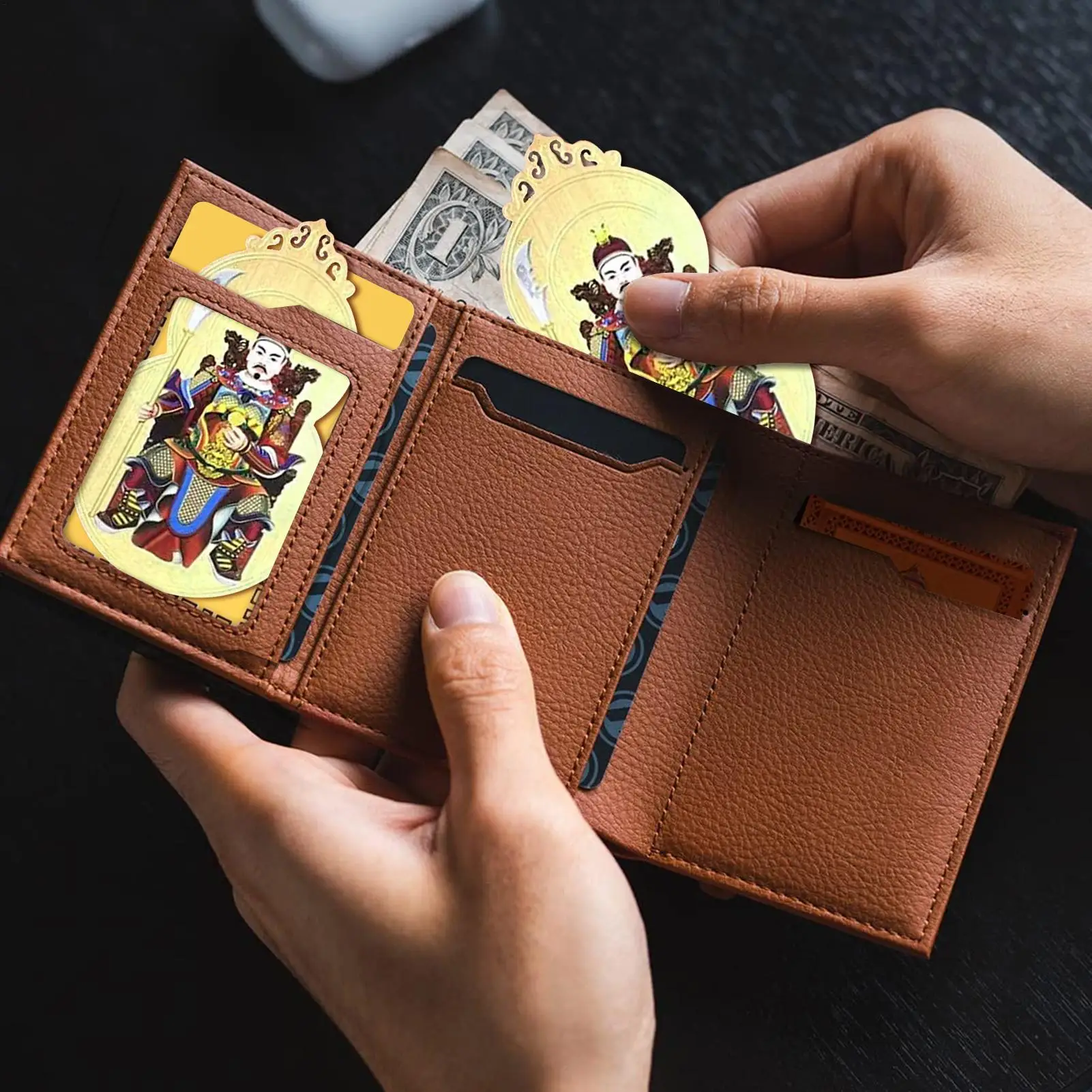 Chinese Tai Sui Card 2026 Blessing Charm Horse Year Wallet Tai Sui Card For Dorm Travel Bedroom Nightstand Family Friends Teens