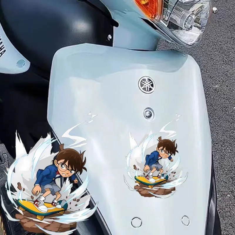 Detective Conan Cartoon Skateboard Stickers, Waterproof Decals for Car Motorcycle Electric Vehicle Case Luggage Decoration view 6