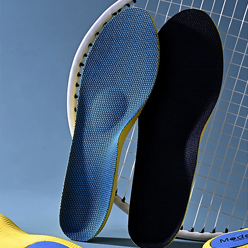 Sports Insoles Shock Absorbing Cushioning Shoe Inserts Breathable Anti Slip Comfort Insole for Running Walking Athletic Sneakers