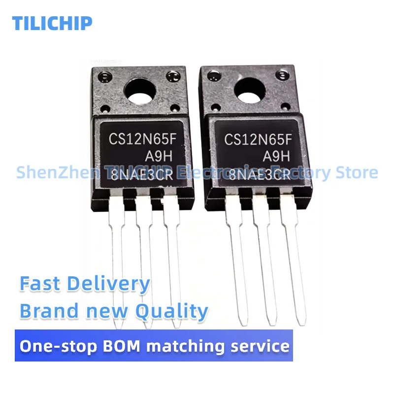 10~20PCS 100% Brand New Original and Quality CS12N65F CS12N65 12N65F 12N65 TO-220F 12A 650V MOS Field-Effect Transistor