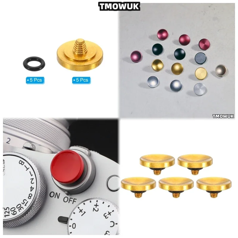 For Fujifilm X100V X100VI XPro1 XT5 XT30 XE3 X70 XF10 XA10 - Premium Concave Metal Shutter Button