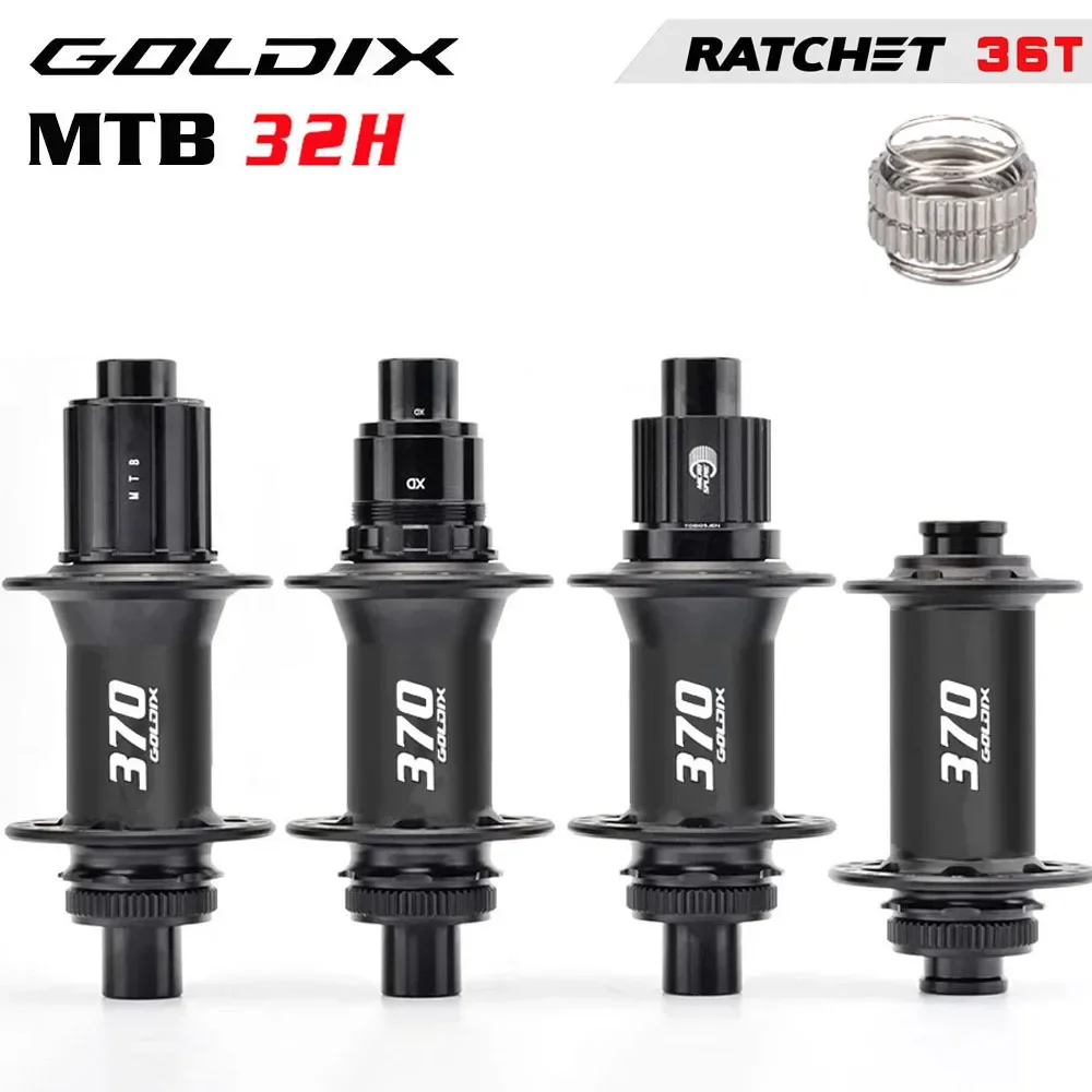 GOLDIX Ultralight MTB Hubs 36T Rachet Centerlock cube k7 32 furos Sealed Bearing Bicycle Boost Hub For shimano cassette 12 speed