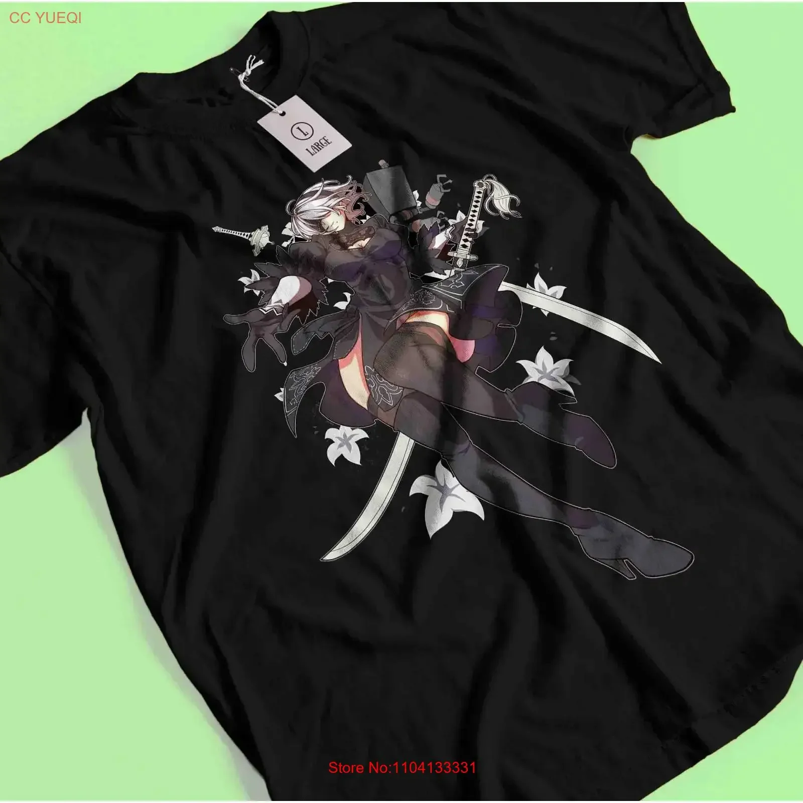Nier Automata T Shirt YoRHa 2A 2B 9S Emil Anime Kaine Devola Waifu vintage Washed graphic Breathable Casual homme Soft