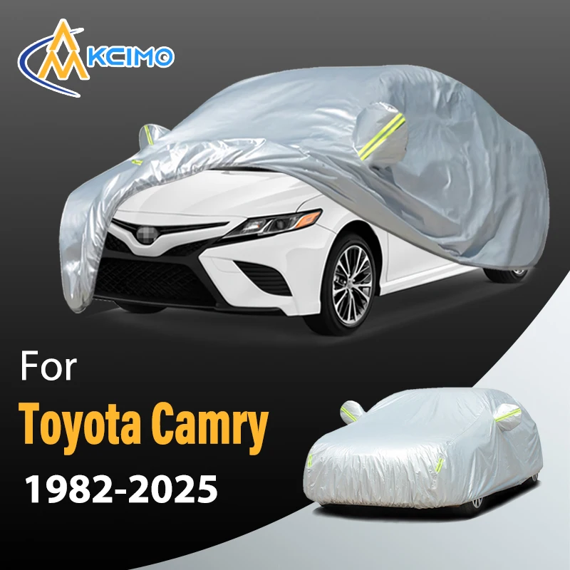 For Toyota Camry 1982-2025 Car Covers 190T Sun Outdoor Sunscreen Heat Sun UV Protection Falling Leaves And Dust Car Styling