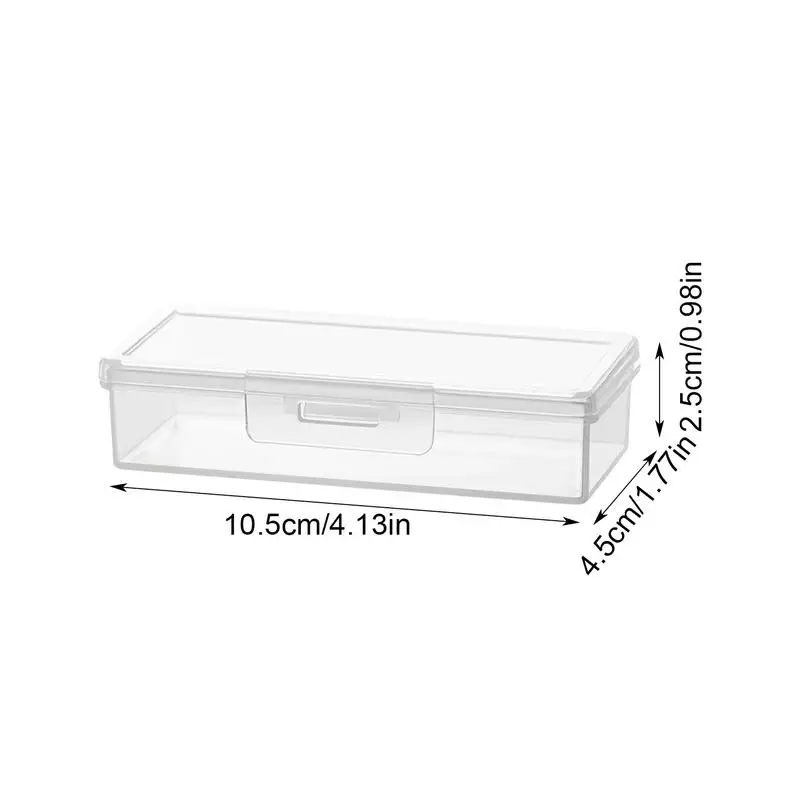 Tragbare Reise Medizin Box Wattes täbchen Halter Fall transparente Schmucks cha tulle tragbare staub dichte Haarnadel kleine Artikel Aufbewahrung sbox