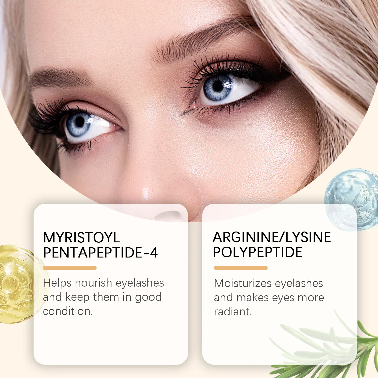 Eyelash Growth Serum Fast ยาว DIY ขนตาใช้ Enhancing Serum Curling หนา Unisex Gentle Certified Friendly Skin