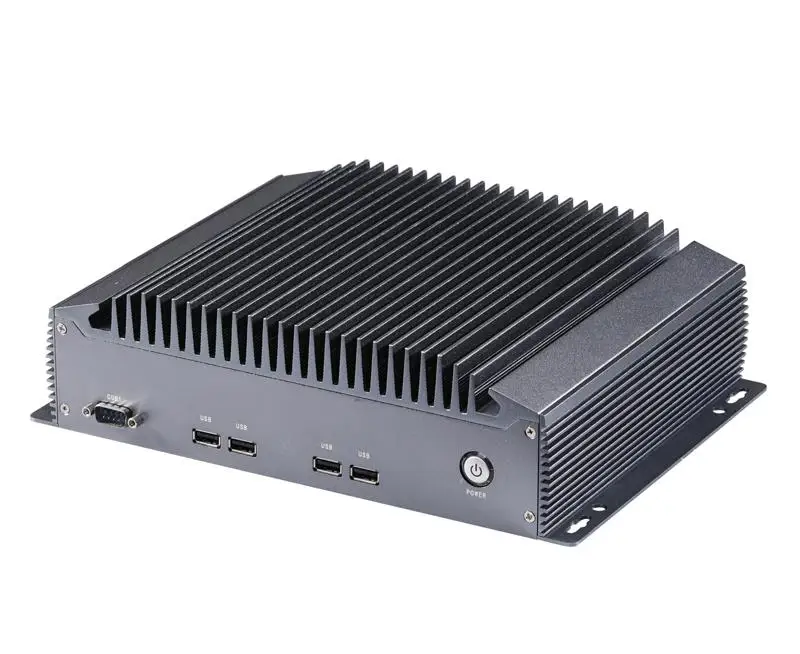 Fanless Mini Pc 6th to 11th Gen Mini Pc Industrial Core I3 I5 I7 2Lan Mini Firewall Barebone Win7/8/10 Linux Pc IPC6800