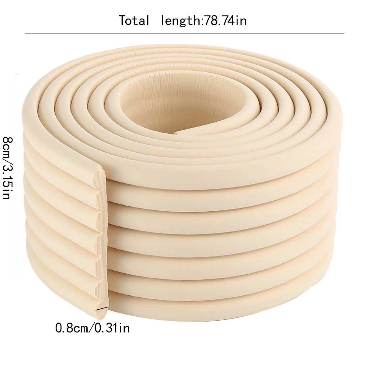 2M سلامة الطفل مكتب واقي للحواف قطاع الجدول ركن حامي الاطفال الاصطدام وسادة رغوة الوفير الشريط الحرة