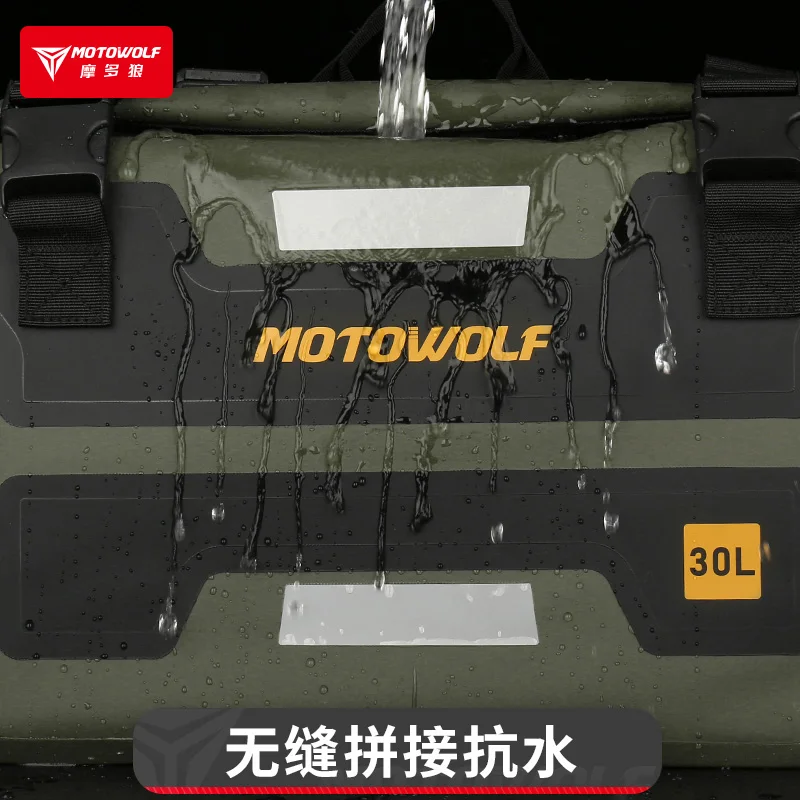 MOTOWOLF Motorcycle Side Bag Waterproof Motorcycle Travel Riding Tail Helmet Locomotive Equipment Riding Bag view 4
