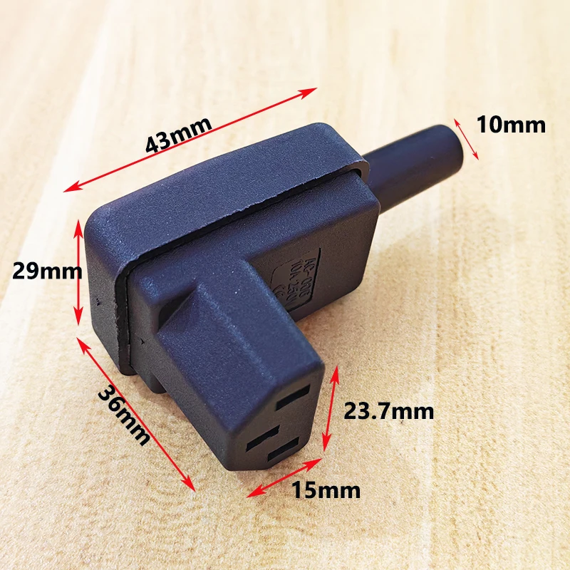 IEC C13 C14 AC Power Socket Plug 3Pin Black Male Female Docking Rewirable Connector For PDU UPS 10A 250V Panel Mount Outlet
