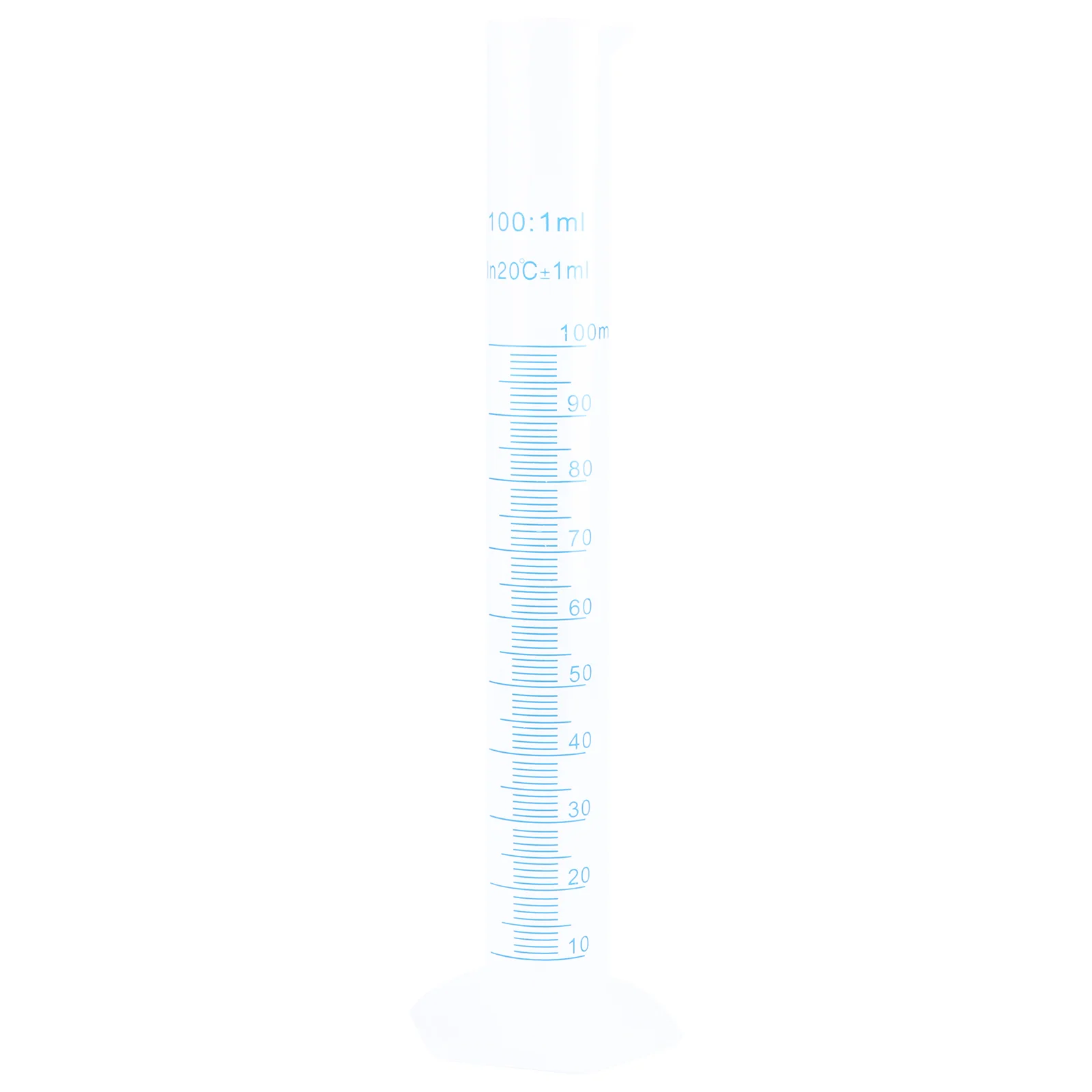 100 Ml Chemical-resistant Cylinder Measuring Graduated Wide Rim 100ml Transparent