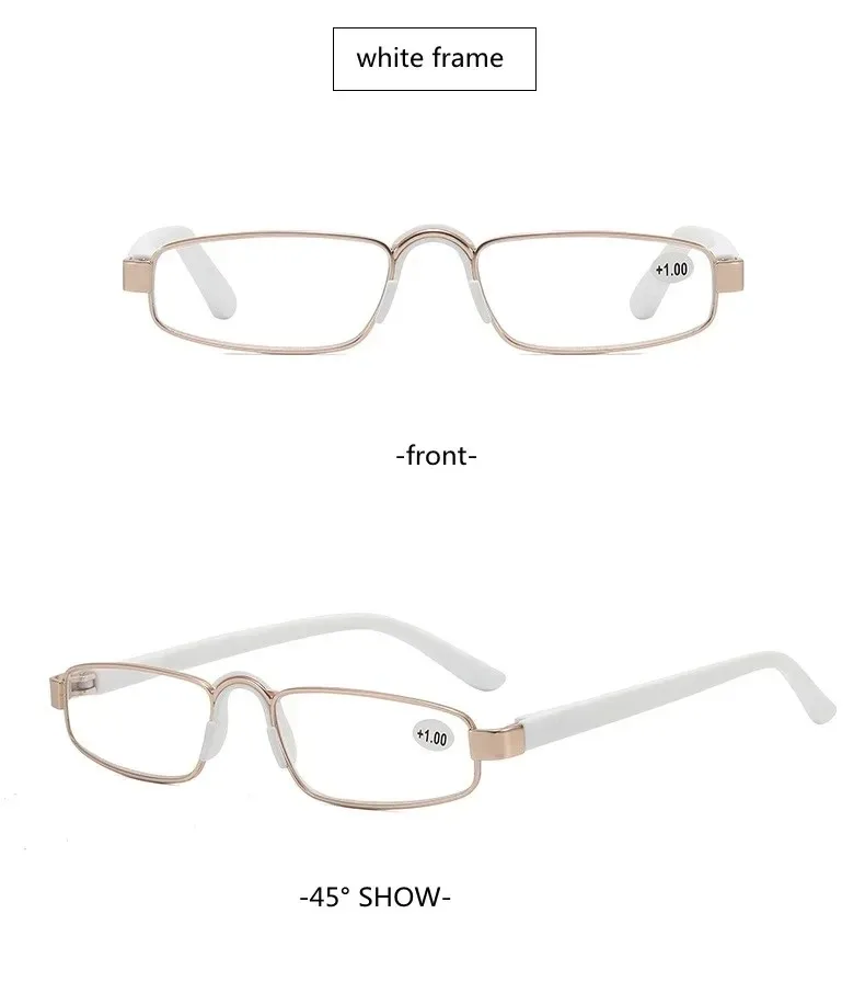 Neue Schmale Retro Quadratische Lesebrille Für Frauen Presbyopie Hyperopie Anti Blau Licht Lesen Brillen – Detail 13