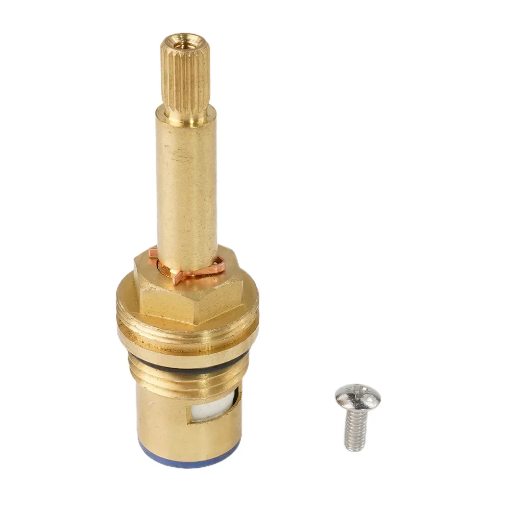 Bronze valve core water valve for shower bath Shower Bath Tap valve Cartridge Quarter Turn flow Long Tall Stem insert 20 12