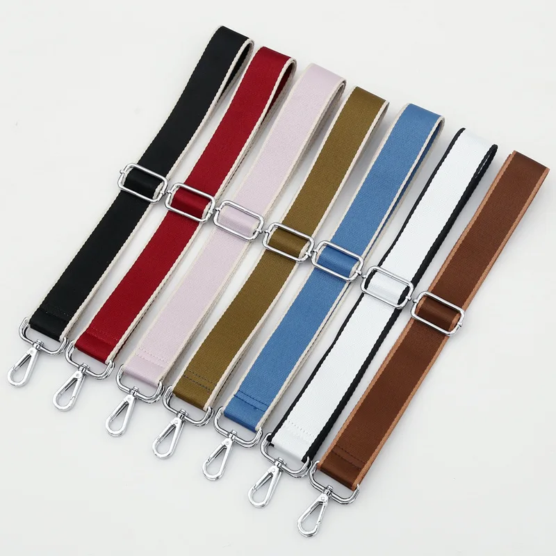 Travel Accessories Adjustable Wide Bags with A Long Strap for Handbag Solid Color Lengthened Shoulder Belt