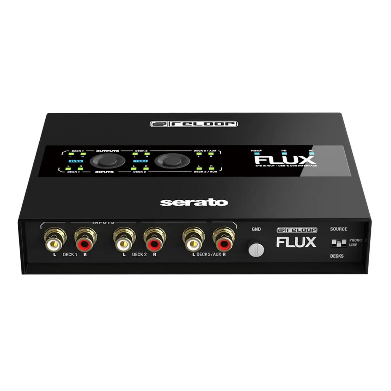 Reloop FLUX serato DVS sound card 6 in 6 out, Ryan software, digital DJ player private room