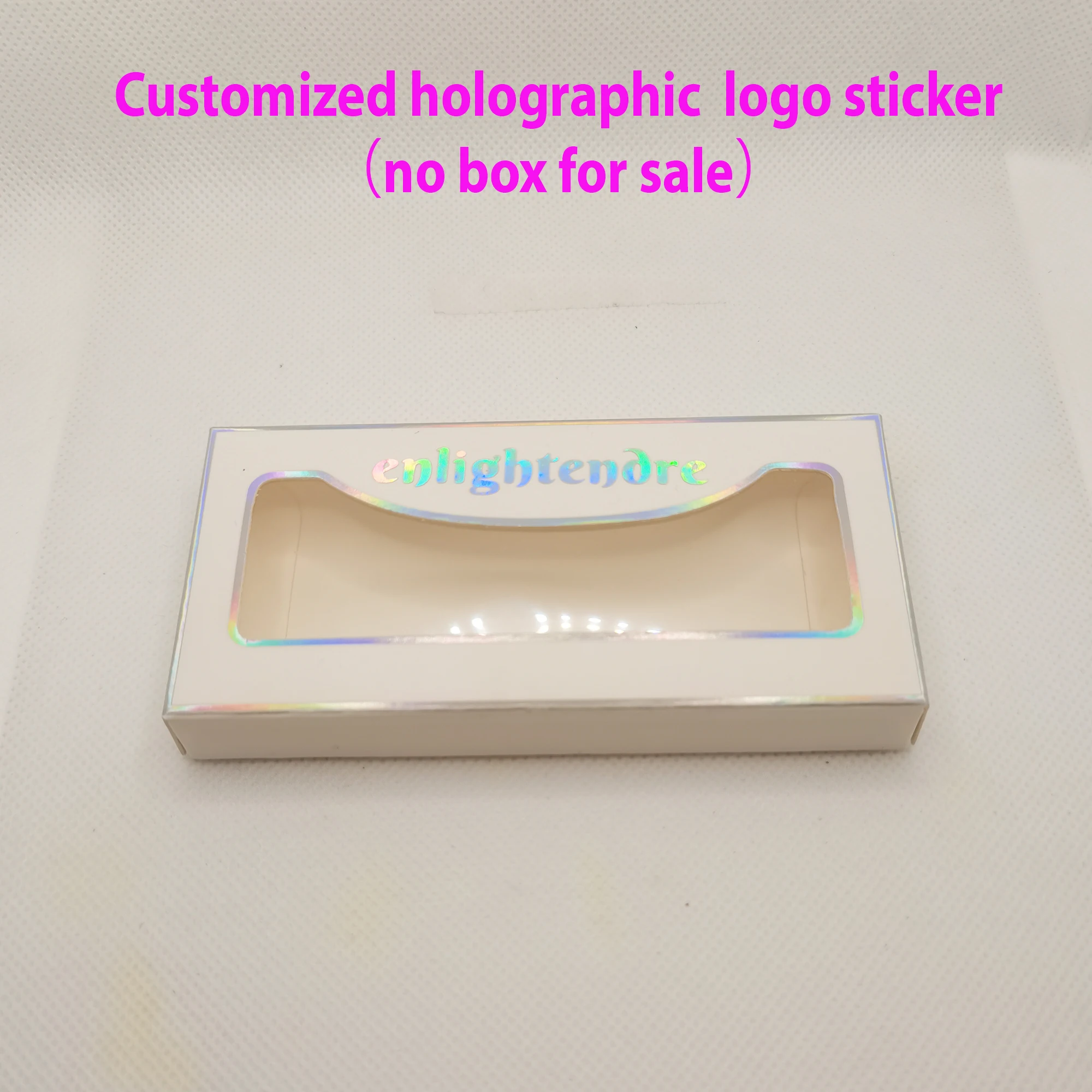 Custom UV transfer sticker DTF print cosmetic label eyelash box logo lip gloss brand  personalized stickers, transparent sticker