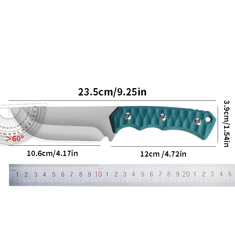 Stainless Steel Boning Knife Household Fruit Knife Easy to Carry Pocket Knife for  Barbecue Meat Cutting