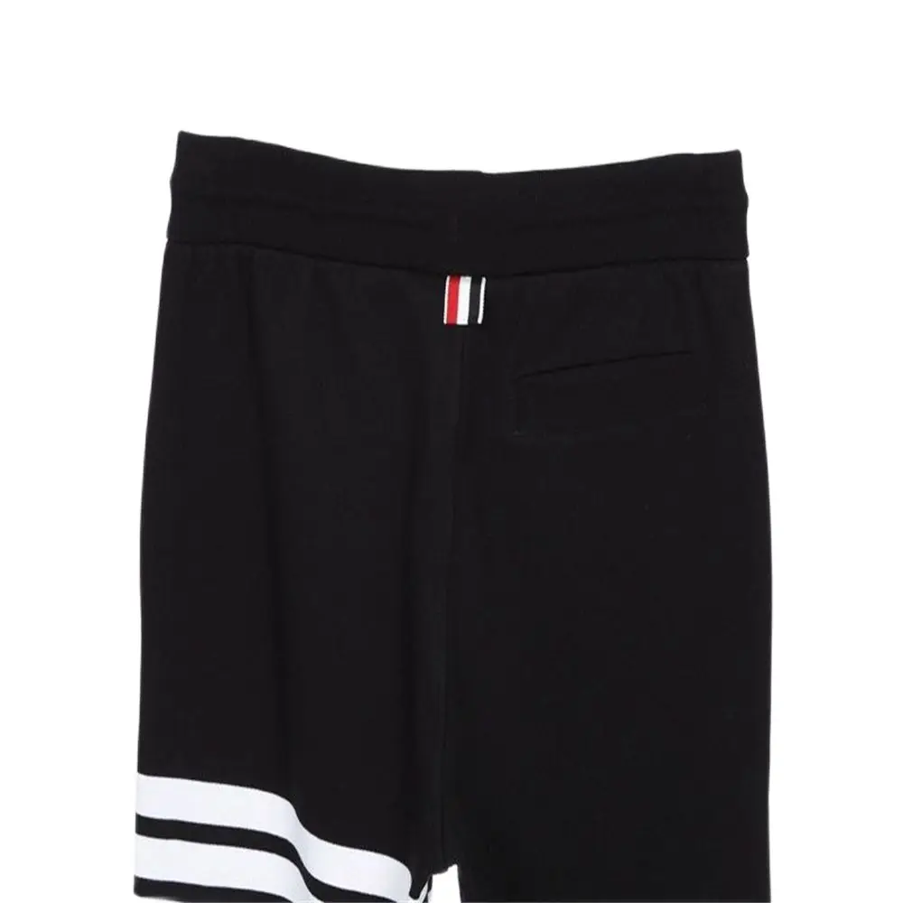 Pantaloni sportivi casual TB BROWIN thom marea primavera autunno coppia pantaloni slim fit lavorati a maglia in cotone a righe a quattro barre di marca da uomo