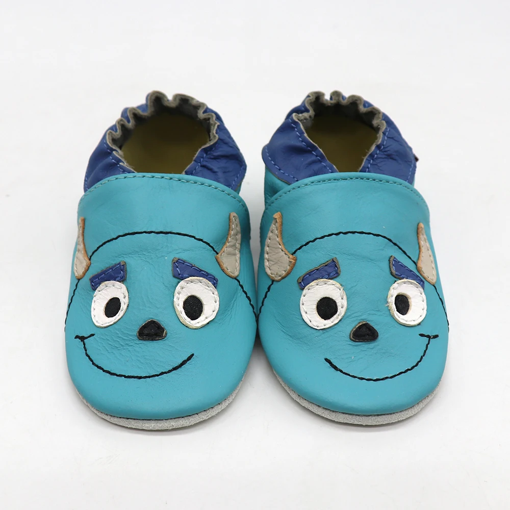 Chaussures coordonnantes en cuir souple pour bébé garçon et fille, pantoufles pour enfants, style premiers marcheurs, 0-6 mois à 7-8 ans