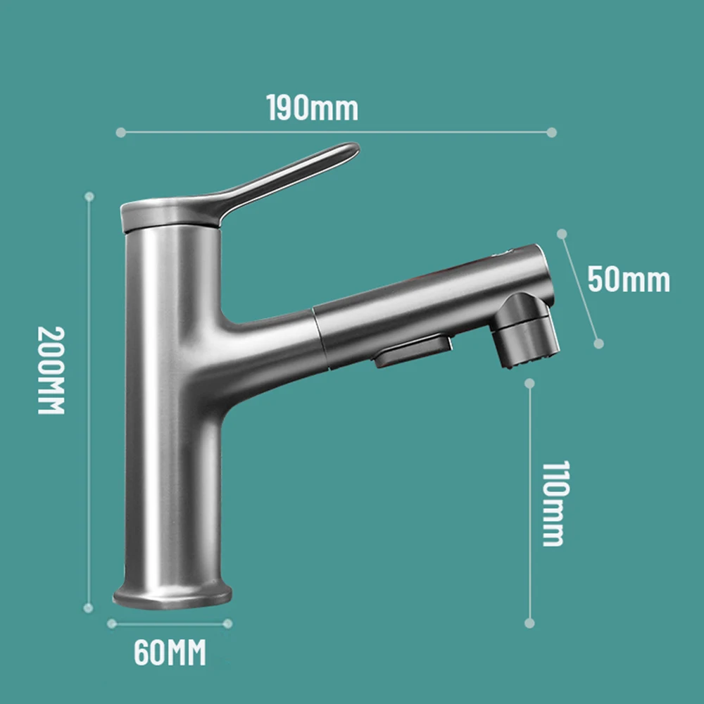 Imagem -05 - Luxo Banheiro Latão Bacia Torneira Deck Montado Sink Faucet Single Handle Torneiras de Água Misturada Quente e Fria Lavatório Gargle Faucets Multifuncional Pull-out 3-mode Bocal Bacia Torneira Acessórios do Banheiro