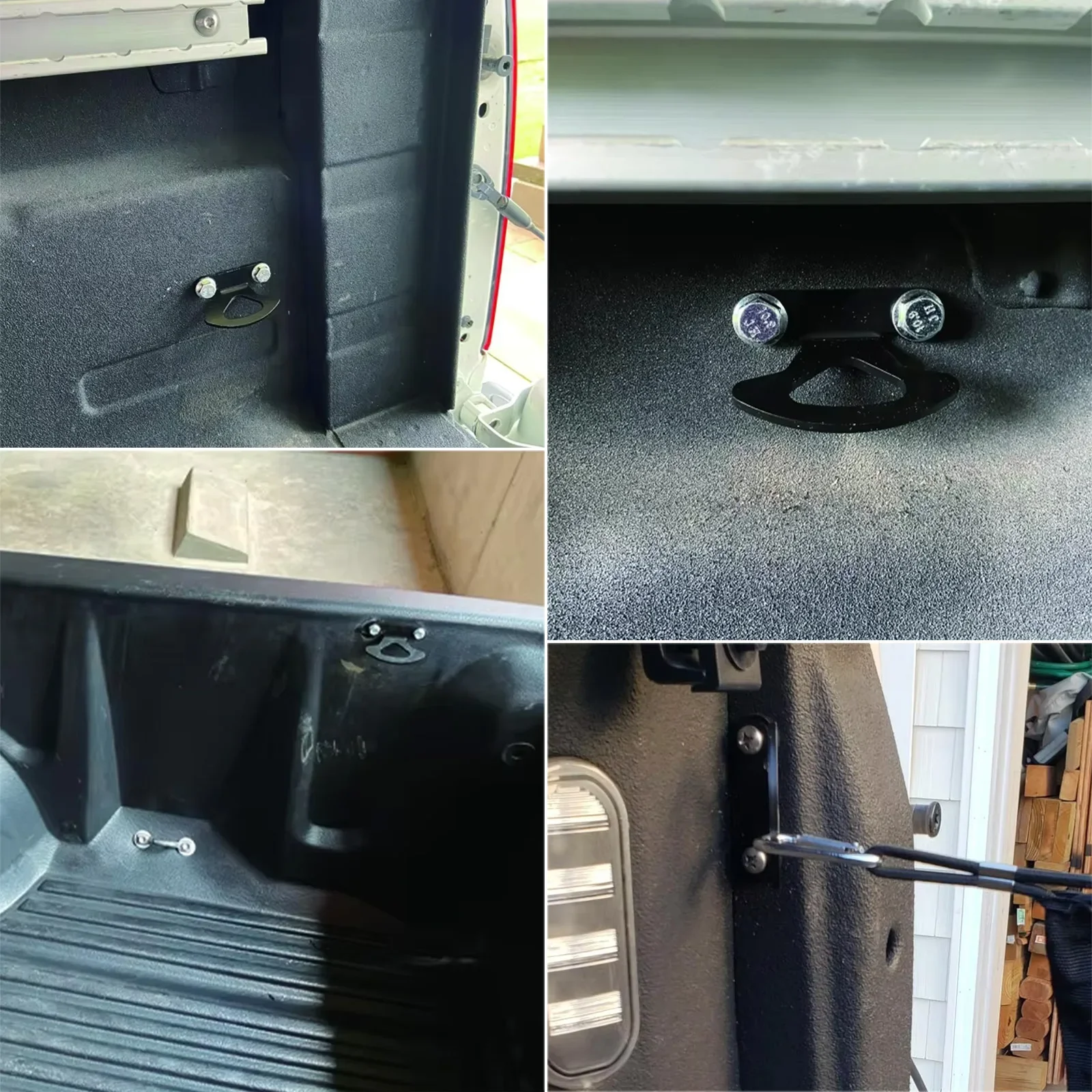 

4X крепежные крючки, анкерный кронштейн для Ford F150 Styleside 2004-2017 Explorer Sport Trac 2001-2010, внутренняя кровать для грузовика, универсальная