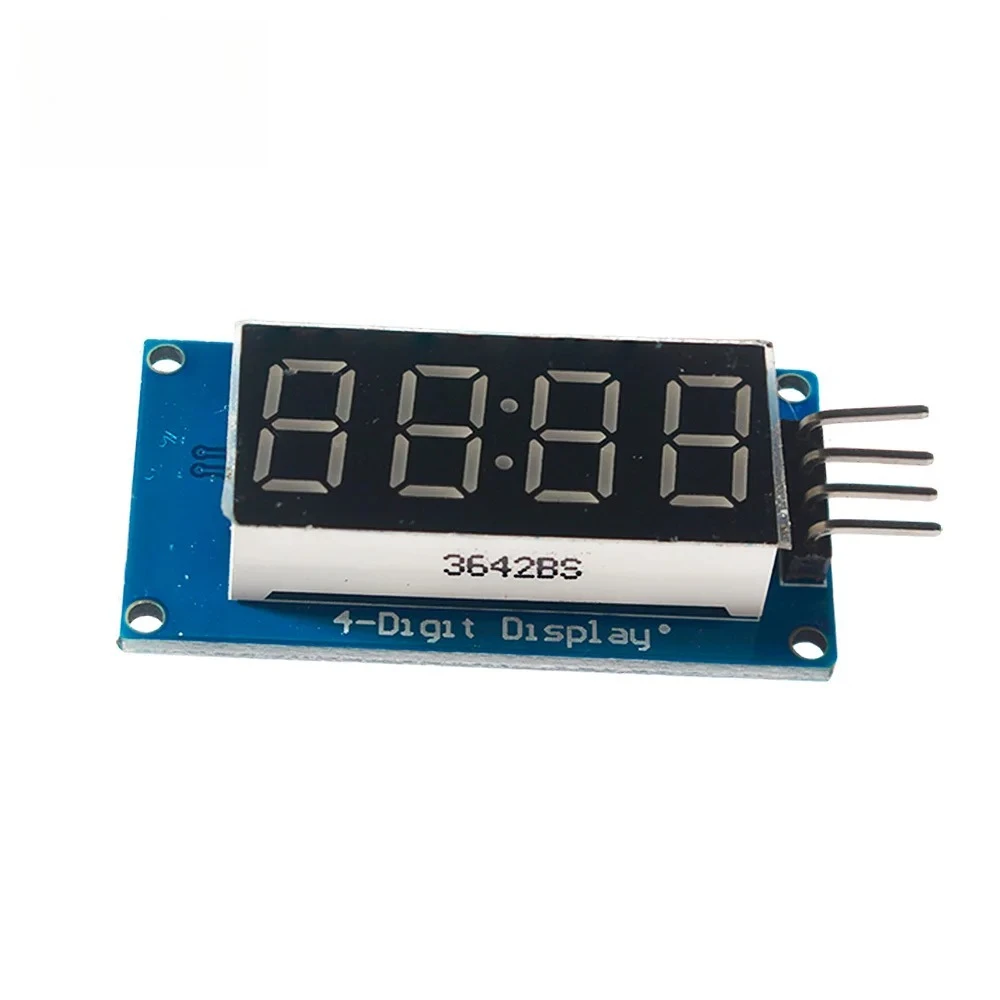 TM1637 0.36 Inch 4 Bits Digit LED Display Module Red Anode Tube Serial Driver for Arduino DIY Clock Projects