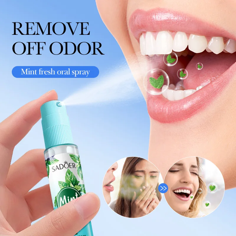 Mint Fresh Oral Fresh Spray 18ML Mouth Freshener Fresh Breath Oral Spray Fresh Breath and Eliminate Bad Breath Spray Persistent