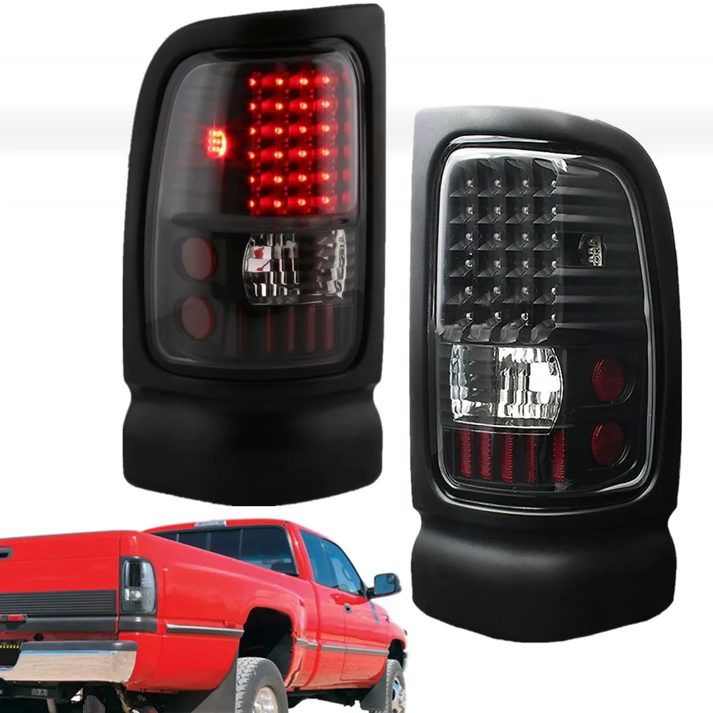 2pc Led Tail Light For Dodge Ram 1500 2500 3500 Acceessories 1994-2002 Car Rear Stop Brake Light Assembly