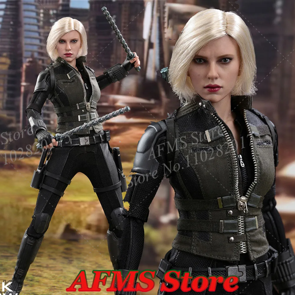 HOTTOYS HT MMS460 1/6 Women Sodlier Avengers Infinity War Black Widow Scarlett Johansson 12Inch Action Figure Model Collectibles