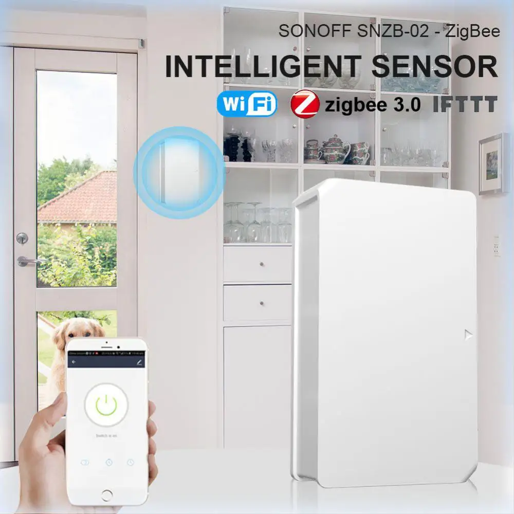SONOFF ZigBee SNZB04 Wireless Door Window Sensor Smart Open/Closed Detectors EWeLink App Notification Alerts Home Security Alarm