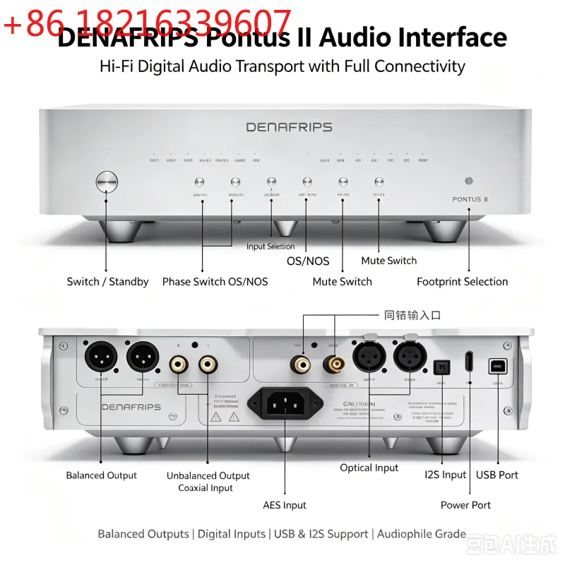 YAO DENAFRIPS PONTUS 15th R2R Audio Decoder Brand New Original Genuine