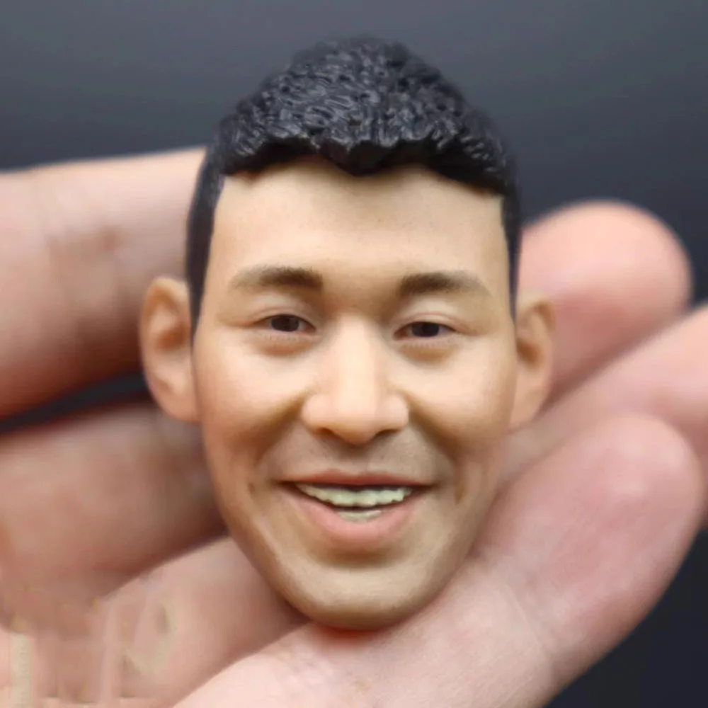 1/6 Male Guy Basketball Superstar Player Jeremy Shu-How Lin Asia Man Point Guard Head Sculpt Carving Fit 12