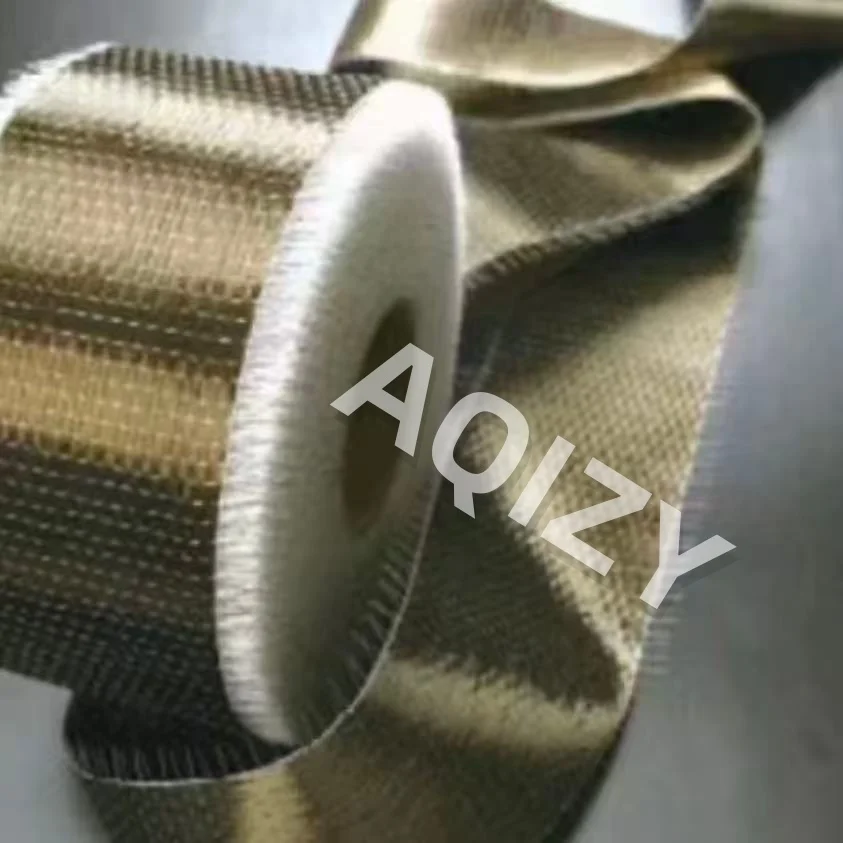 

300g Basalt cloth unidirectional cloth 300g black or original color building reinforcement repair road crack width 20cm（8in）