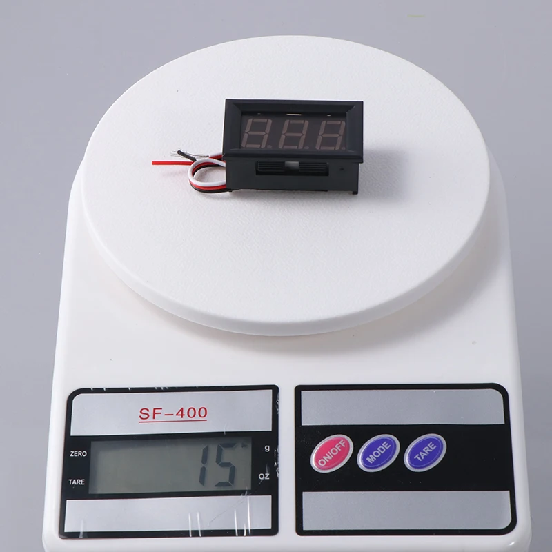 DC 0-30V 3-draads LED digitaal displaypaneel voltmeter spanning voltmeter automotor