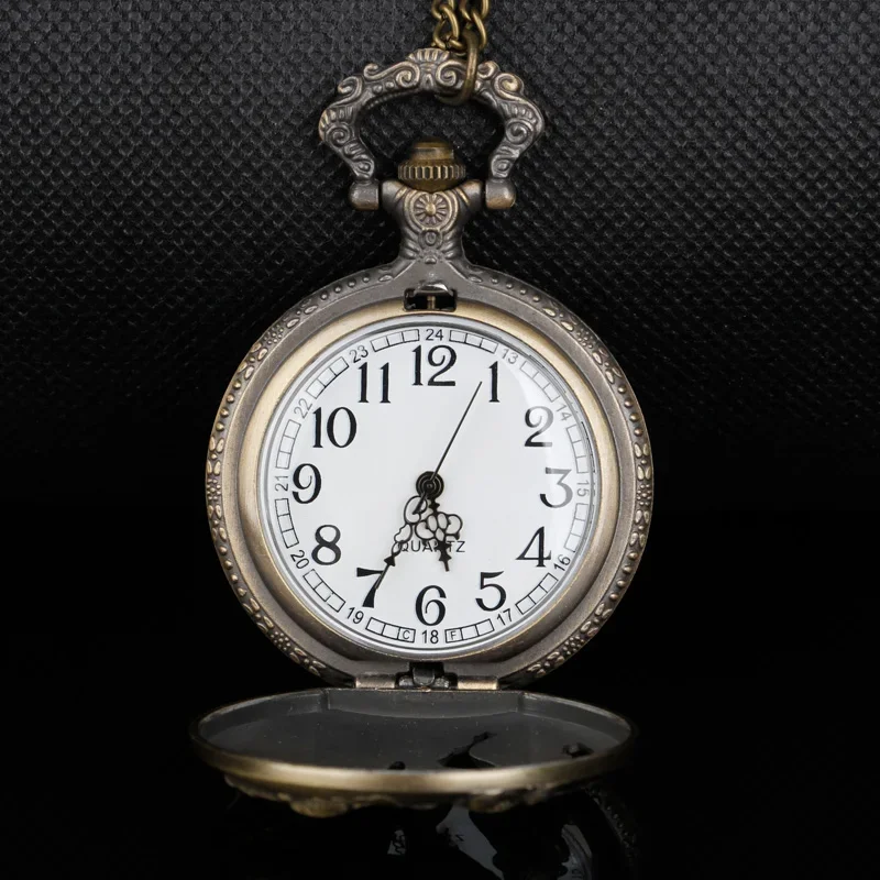 Unisex Quartz Pocket Watch, Fob, pingente, presente personalizado