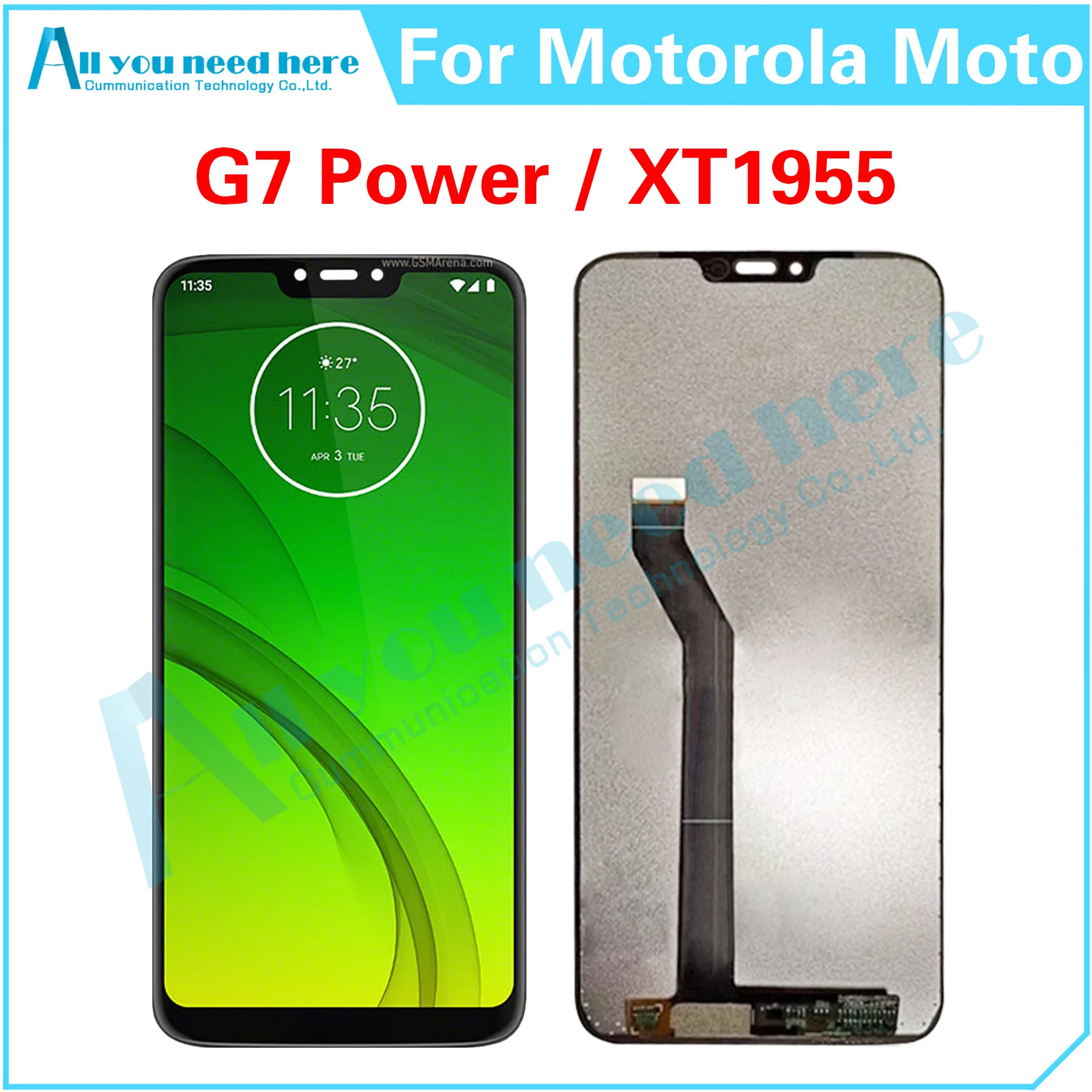 

100% Test For Motorola Moto G7 Power XT1955 G7Power LCD Display Touch Screen Digitizer Assembly Repair Parts Replacement