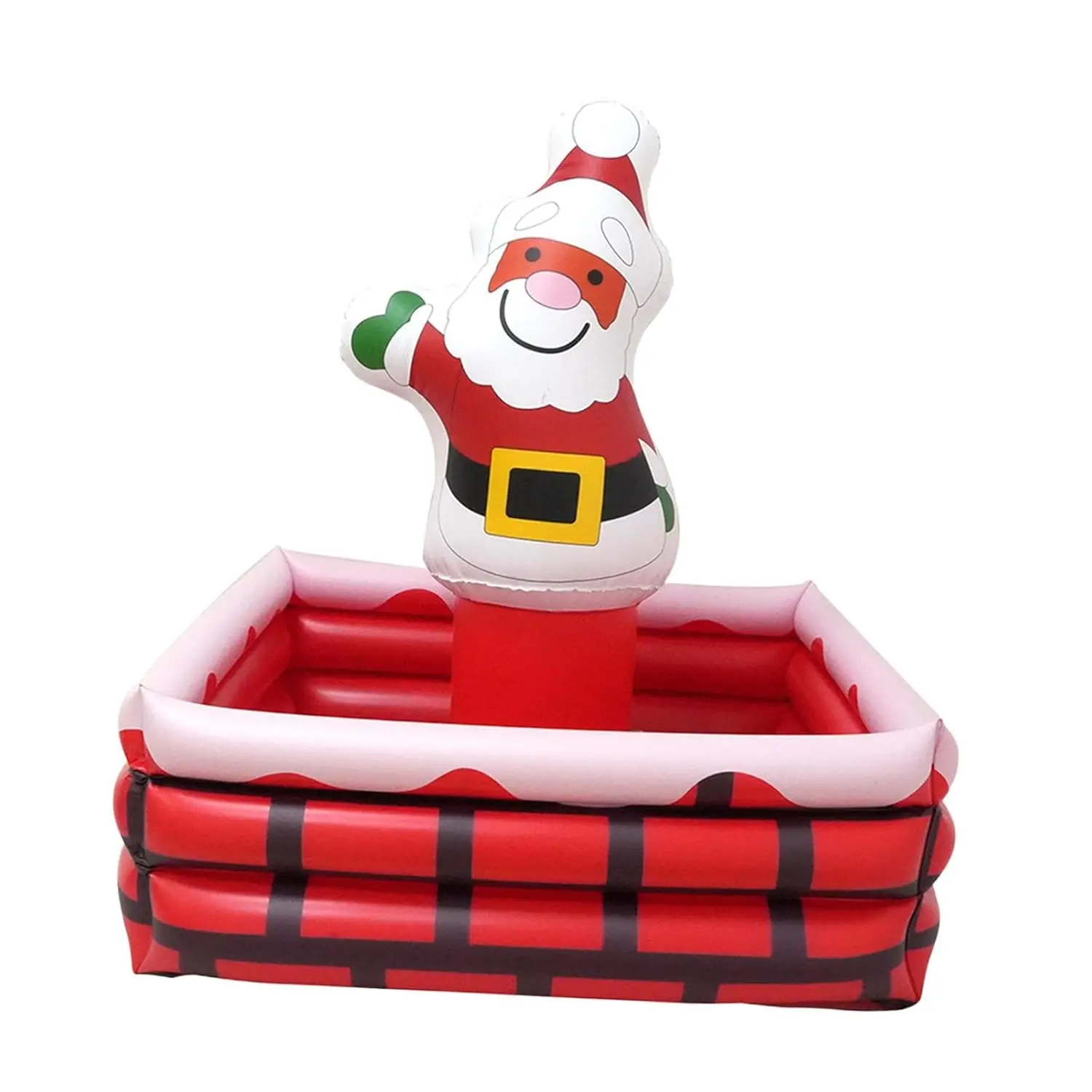 Refrigerador inflável de bebidas de natal, recipiente de balde de gelo de papai noel para acampamento, formatura, brinquedos de festa em casa ao ar livre