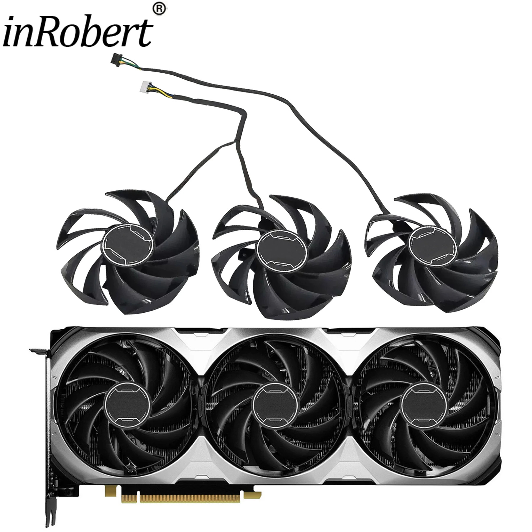 Fan Video Card 87mm RTX4060 RTX4060Ti For MSI GeForce RTX 4060 Ti 4060 VENTUS 3X Replacement Graphics Card GPU Fan