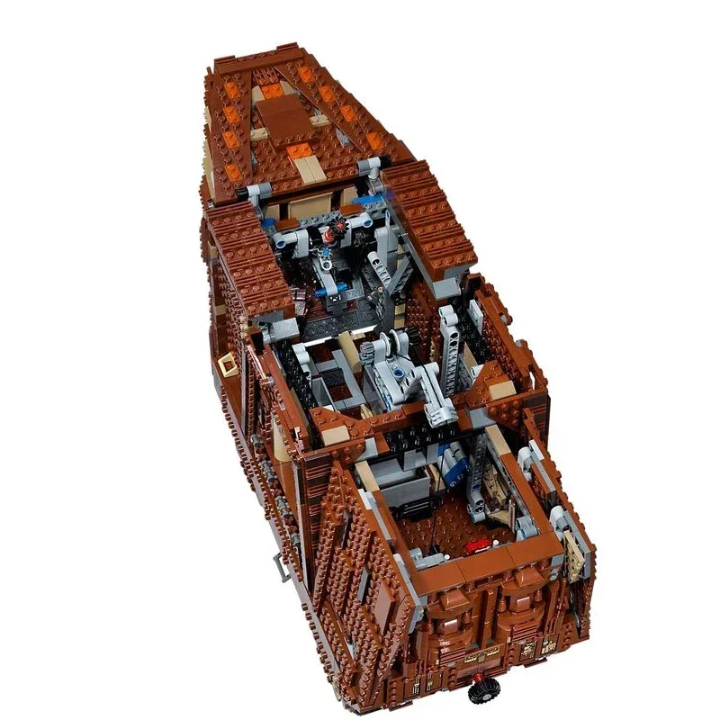 IN STOCK MOC 75059 3296pcs Sandcrawler Building Blocks Model Bricks Construction Toy for Adults Kids Birthday Christmas Gift